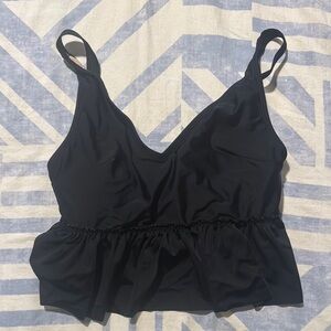 Kortni Jeane Black Bikini with Adjustable Straps and V-Neck